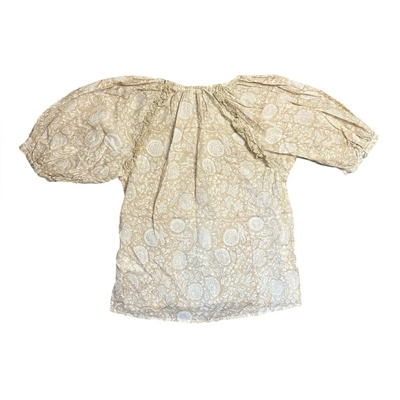 CleoBella Raimi Blouse in Tonal Block Beige Small - Picture 6 of 6